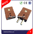 MICC R / S / B / K / E / J / N Arten von Thermoelementstecker